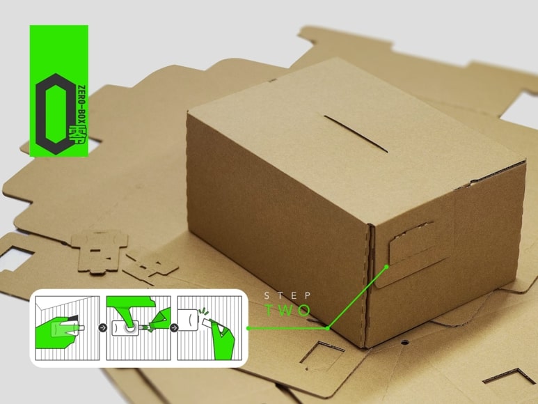 Zero Box packaging design