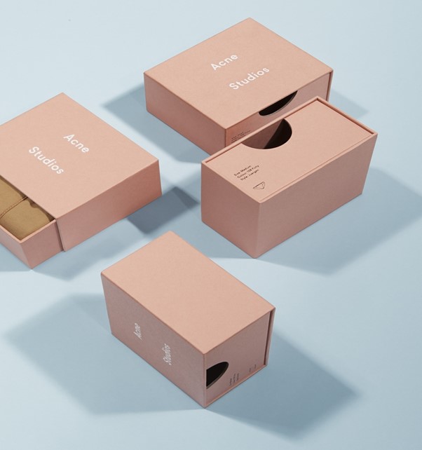 Acne Studios Salmon Boxed Packaging