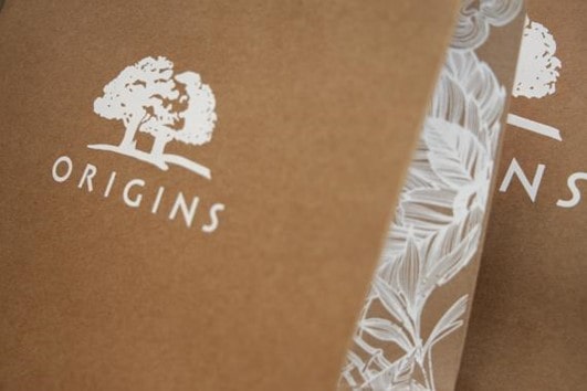 Origins sustainable packaging
