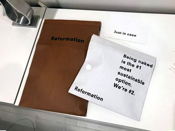 Reformation Brand Packaging