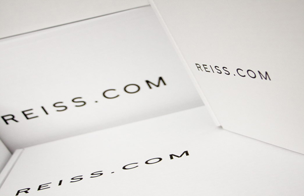 Reiss White Boxed Packaging Stacked